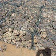 Коробка gabion Покрынная PVC для строительства речного 